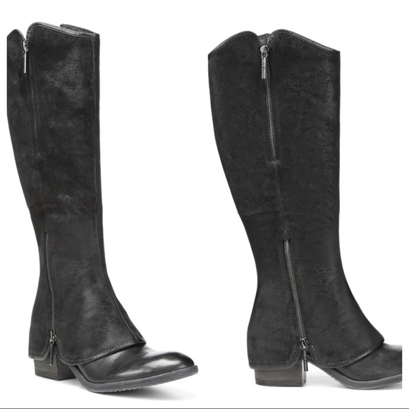 Donald J. Pliner Shoes - Donald J. Pliner Devi7 tall black leather boots 6